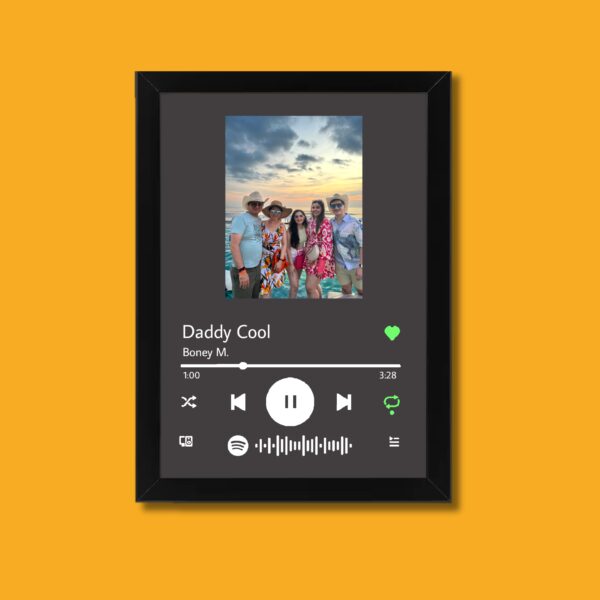 Customised Spotify Frames